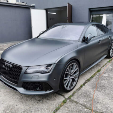 Audi rs7 aplikacja powłoki grafenowej, powłoka na szyby na felg