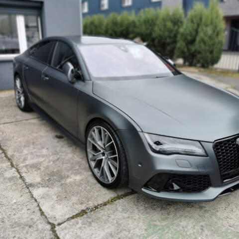 Audi rs7 aplikacja powłoki grafenowej, powłoka na szyby na felg