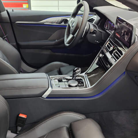 BMW 8, odświeżenie lakieru, aplikacja powłoki na lakier e-coating, na felgi wheel i na szyby Glass Protection