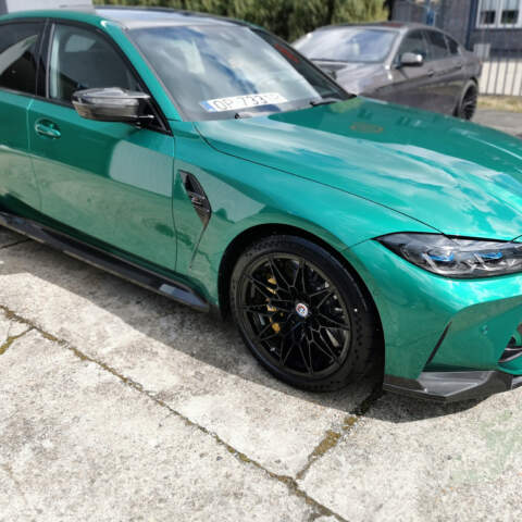 Bmw M3 folia Aqua Shield Pro full front, powłoka grafenowa na lakier , powłoka ochronna na felgi i szyby , impregnacja wnętrza